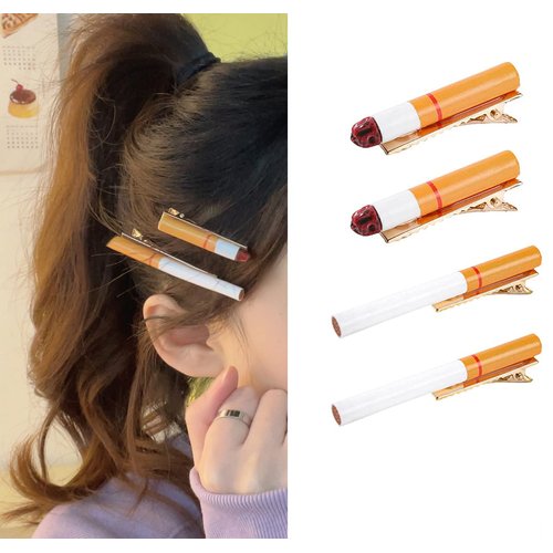 cigarette hair clips unique women hair clips metal hair accessories cosplay accessories hair clips star clips women girls