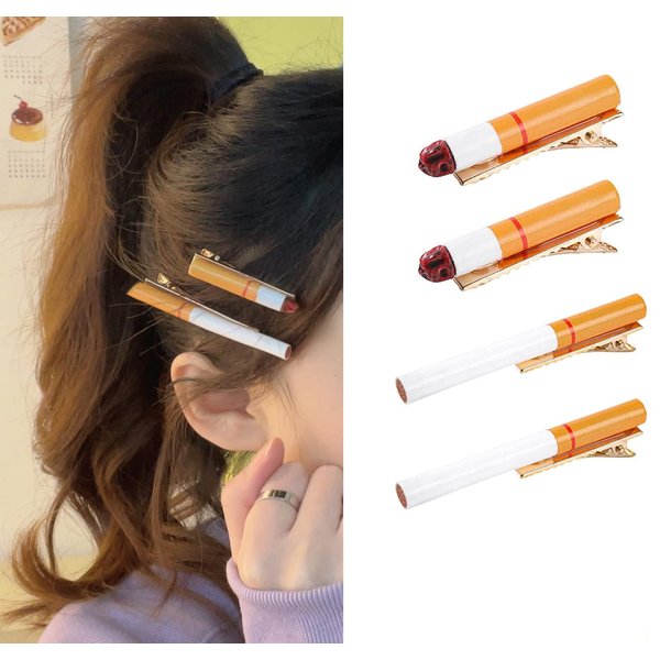 cigarette hair clips unique women hair clips metal hair accessories cosplay accessories hair clips star clips women girls
