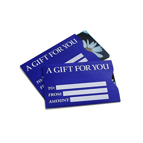 Gift Card Sleeve - Blue Basic (100 pack)
