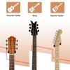 DOMMI Guitar Wall Mount 4 Pack, Guitar Hanger with Rotatable Soft Hook for All Size Guitars, Hardwood U-Shaped Guitar Holder Wall Mount for Acoustic, Electric Guitar, Bass, Guitar Hook for Men’s Gift