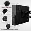 PureFit Outdoor TV Cover 43 inch Weatherproof Waterproof Outside TV Covers 40-43 inch TV Protector Enclosure for Flat Screen TVs, Fits up to 39.5"W x 25"H x 5.5"D, Black
