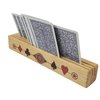 Barely Adorned Wood Playing Card Holder | Playing Card Rack - for Rummy, Bridge, Canasta Card Games and More - Children, Arthritis Aid