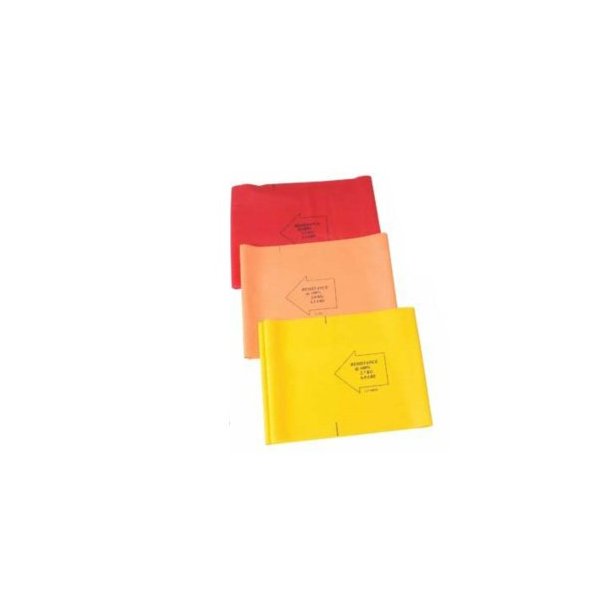Balego Stretch Bands Light Resistance Package, X-Light: Red, Light: Orange, Light/Medium: Yellow