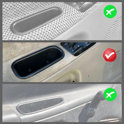 TQPONLY Door Pull Handle Cup Trim Front Left Side | Compatible with 1994-2002 Dodge Ram 1500 2500 3500 Truck Inner Interior Door Armrest Cover | Replaces 4741405