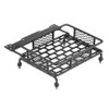 RC Roof Rack, Toy Roof Rack Black Steel Luggage Tray Roof Rack for 1/10 RC Crawler Car(S) Rc Truck Roof Rack 1 10 Rc Truck Roof Rack 1/10 Rc Truck Roof Rack Rc Crawler