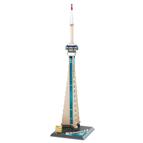 Oichy CN Tower Building Blocks Set, 400 PCS Famous Architecture Model Building Kits Collection Toy Building Sets for Adults and Kids