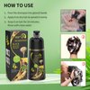 DMXYMOGO Magic Hair Dye Shampoo, 3 In 1 Hair Color Shampoo ，Natural Ingredients Shampoo Black Hair Dye For Women & Men - Hair In Minutes-Long Lasting- 100% Gray Hair Coverage - Ammonia-Free - 500 Ml