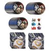 Star Wars Birthday Party Supplies Bundle Pack includes 24 Plates, 32 Napkins, 6 Tattoos