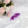 VNE 500 Fans Colorful Lash Extensions | Premade Volume Lash Extensions | Premade Mega Volume Fans | Colored Lash Extension | Russian Volume Eyelash Extensions |6D, purple, D Curl, 14 mm