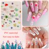 Lifextol Flower Nail Charms and Gems Cute Nail Charms for Nails Design 3D Nail Charms for Nails, Junk Case Charms Kawaii Nail Charms Bulk Heart Charms Y2K for Coquette Press on Nails Art Charms