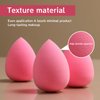 Pink 15 Pcs Beauty Blender Sponge Set:Medium Makeup Sponges For Foundation,Powder,Liquid,Facial Makeup Tools,Latex-Free, High-density Beauty Sponge