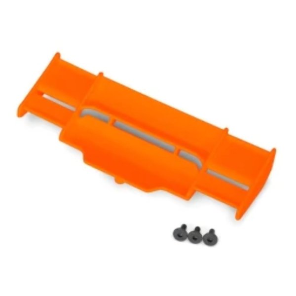 Traxxas TRA6721T Wing, Rustler 4X4 (Orange)/ 3x8 FCS (3)
