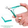 Cuticle Trimmer with Cuticle Pusher Cuticle Nipper Cuticle Remover Cutter Stainless Steel Nail Cuticle Trimmer Manicure Pedicure Tools for Nail