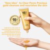 2 PCS Gold Foil Peel-Off Mask, 98.4% Golden Exfoliating Mask for Blackhead and Pore Cleaning, Anti-Aging Gold Face Mask for Moisturizing Reduces Fine Lines Removes Blackheads and Deep Cleaning