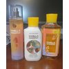 Generic 3 x VANILLA COCONUT Body mist wash lotion bath