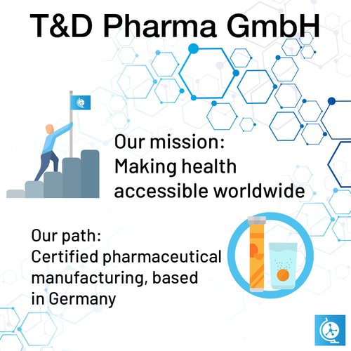 T&D German Vitamin C 180 mg - 60 Vegan Drink Effervescent Tablets - Lemon Lime Flavor - Made in Germany