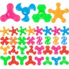JIQILIHAI 50Pcs Mini Fidget Spinners Bulk,Spinner Toys for Kids Adults Teens,Return Gifts for Kids Birthday Party Favors,Goodie Bags Stuffers,Classroom Prizes,Back to School,Valentine's Day Gifts(50)