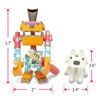 PIPEROID Rokusuke & Hachi Samurai & His Dog - Japanese 3D Paper Puzzle DIY Robot kit for Kids and Origami Kit for Adults