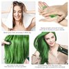 VOLLUCK Hair Color Wax Temporary Hair Color Green Hair Dye Hair Styling Clays for Party, Cosplay, Halloween, Christmas 4.23 oz. (Green)