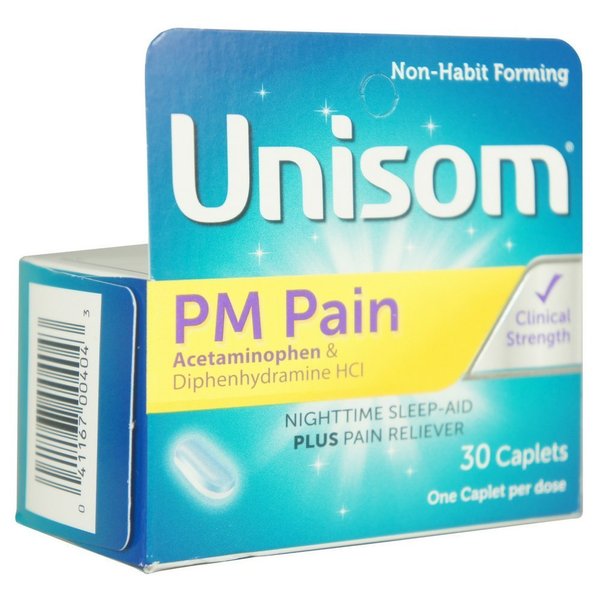 Unisom PM Pain SleepCaps 30 Caps (Pack of 2)