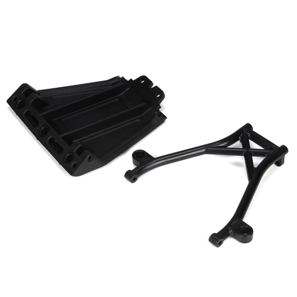 Losi Front Skid PlateBumper Brace & Spacers 5IVE-T LOSB2574 Gas Car/Truck Replacement Parts