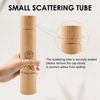 Set of 4 Biodegradable Bamboo Scattering Urn for Human Ashes, Eco-Friendly 9''x2'' Small Urn for Adult, male,female,Pet, Cat, Dog Cremation Ashes - Ocean Sunset