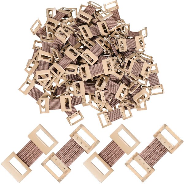 100 Pieces Bandage Clips Only Elastic Bandage Clips Bandage Wrap Clips Stretch Metal Clasps Replaceable Wrap Fastener Clips for Various Types Bandages