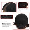 DÉBUT Human hair wigs Pixie wigs short lace wigs with right lace Parting fashion wigs Brazilian Virgin Hair 9 inches 79g (613)