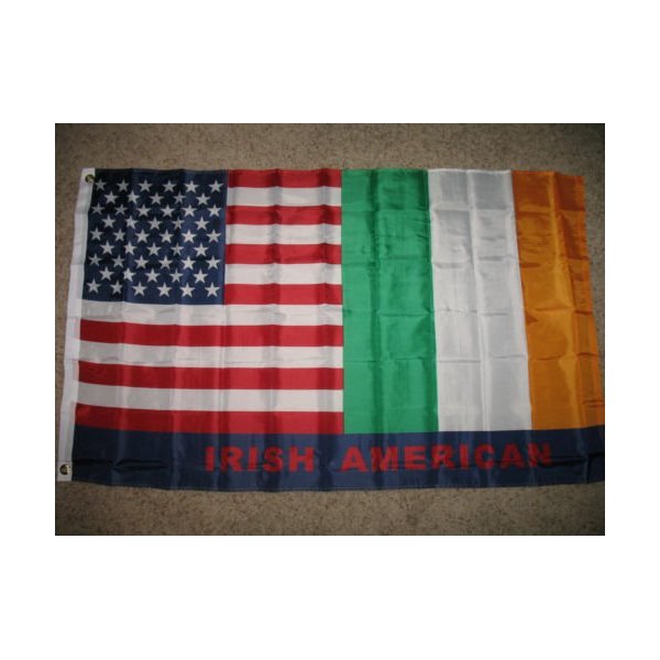 USA Ireland Irish American SuperPoly 3x5 Flag