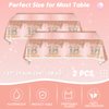 62Pcs 18th Birthday Decorations for Girls Her, Rose Gold Birthday Party Supplies Include 40Plates 20Napkins and 2Piece Tablecloth, Rose Gold Princess Party Tableware for 20 Guests