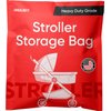 Hulsky Stroller Storage Bag - 4 mil Heavy Duty Stroller Bag for Moving and Storage - Premium Quality - Waterproof, Dustproof, Tear Resistant - BPA and Phthalate Free