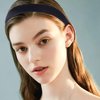 Candygirl 0.8 Inch Wide Satin Covered Headbands DIY Ribbon Headbands for Girls Women Craft
