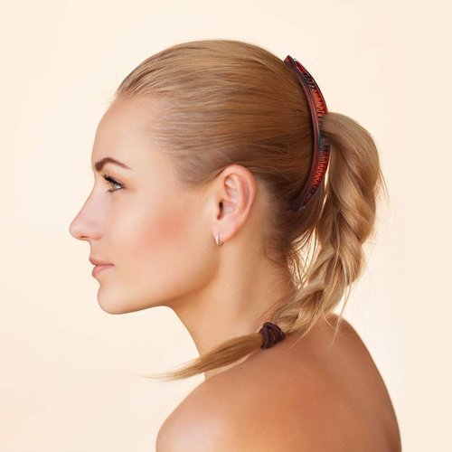 Black and Brown Clips Fish Clips Vintage Clincher Combs Tool for Thick Curly Hair Accessories Long Hair Clips Banana Hair Comb Fish Grip Slide Hair Clips Claws Set for Women