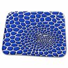 3dRose Bathroom Bath Rug Mat - Royal Blue Organic Abstract- Flat, Non Embossed Image Patterns