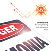 Danger Ammonia Sign, OSHA Danger Sign, 10x7 Inches, Rust Free .040 Aluminum, Fade Resistant, Indoor/Outdoor Use, Made in USA