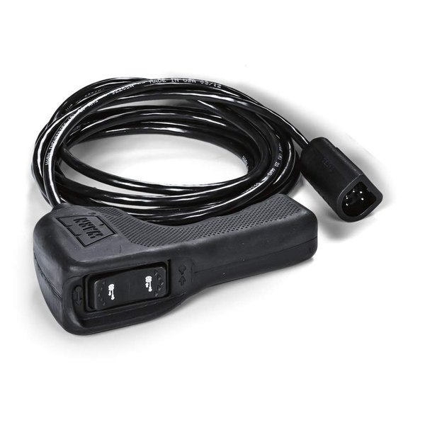WARN 83665 Hand Held Plug-In Truck Winch Remote Controller with Ergonomic Grip and 12' Connector Cable