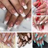 LoveOurHome 600pc Soft Gel Medium Coffin Fake Nail Tips Full Cover Gel X Nail Tips Coffin Clear Medium Fake Nail False Nails Gel Nail Tips for Acrylic Nails Extension Press on Nails