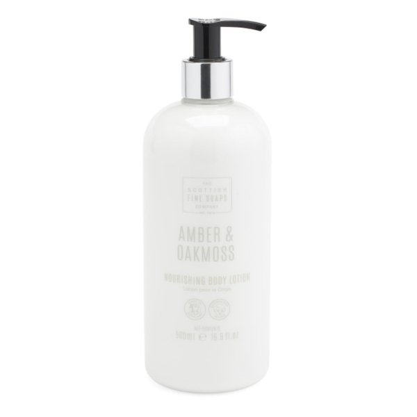 Scottish Fine Soaps AMBER & OAKMOSS Body Lotion 16.9 oz
