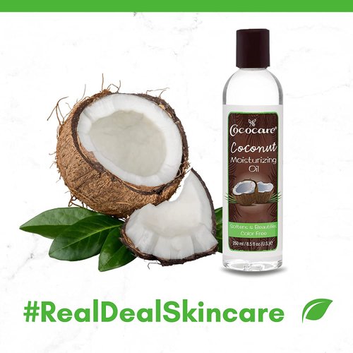 Cococare Coconut Moisturizing Oil 8.5 Fl Oz. - Formulated with Natural Coconut Oil (3)