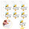 Bumble Bee Goodie Bags-24 Pcs Honey Bee Party Candy Favor Bags with Stickers, Honey Bee Goody Gift Treat Bags Bumble Bee Themed Birthday Party Supplies