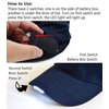 UltraKey Hands Free LED Baseball Cap Hat for Outdoor Jogging Hip Hop Party Holiday