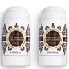 Lavanila Natural Aluminum Free Deodorant 2-Pack, Pure Vanilla - The Healthy Deodorant for Men and Women, Solid Stick (2 Ounce Each), Vegan