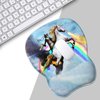 Funny Cat Mouse Pad Wrist Support | Ergonomic Gel Mouse Pad with Wrist Rest | Comfortable Computer Mouse Pad for Laptop | Pain Relief Mousepad with Non-Slip PU Base | Gaming Mouse Pad for Computer