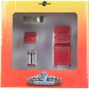 Tire Brigade 4 Piece Tool Set Red 1/24 by Motorhead Miniatures 191