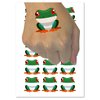 Colorful Tree Frog Temporary Tattoo Water Resistant Fake Body Art Set Collection - 15 2" Tattoos (1 Sheet)