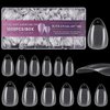 1008pcs Short Almond Shaped Nail Tips Half Matte Full Cover Fake Nails Press On Nails For Acrylic Nails Professional Nail Art With Box 12 Sizes