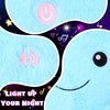 Cuteoy 13“ Musical Blue Star Plush Pillow Glowing Twinkle Night Light Stuffed Animal LED Toys Adjustable Volume Birthday for Girls Boys