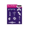 Tattoo Stencil Set: Best of GlitZGlam Temporary Tattoos Stencils Set by GlitZGlam Body Art - HYPOALLERGENIC and DERMATOLOGIST TESTED!