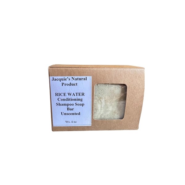Rice Water Shampoo Conditioning Protein Soap Bar for Hair and Body-naturally strengthen and fortify damaged hair Eco-friendly protein shampoo conditioning soap bar.