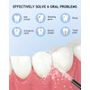 Oralfree Water Dental flosser Teeth Picks - Braces Cordless Oral Irrigator Portable Rechargeable Travel Irrigation Cleaner IPX7 Waterproof Electric Professional Flossing Teeth Cleaning for Home
